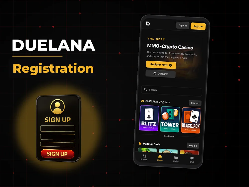 Duelana - Registration