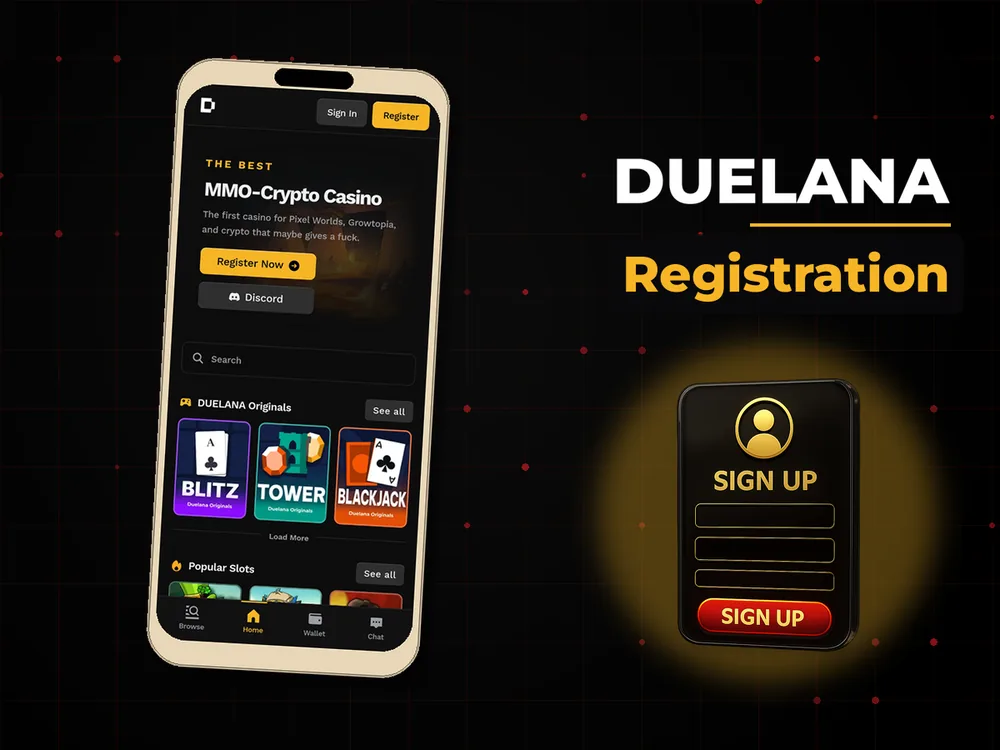 Duelana - Registration